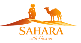 Sahara with Hassan logo